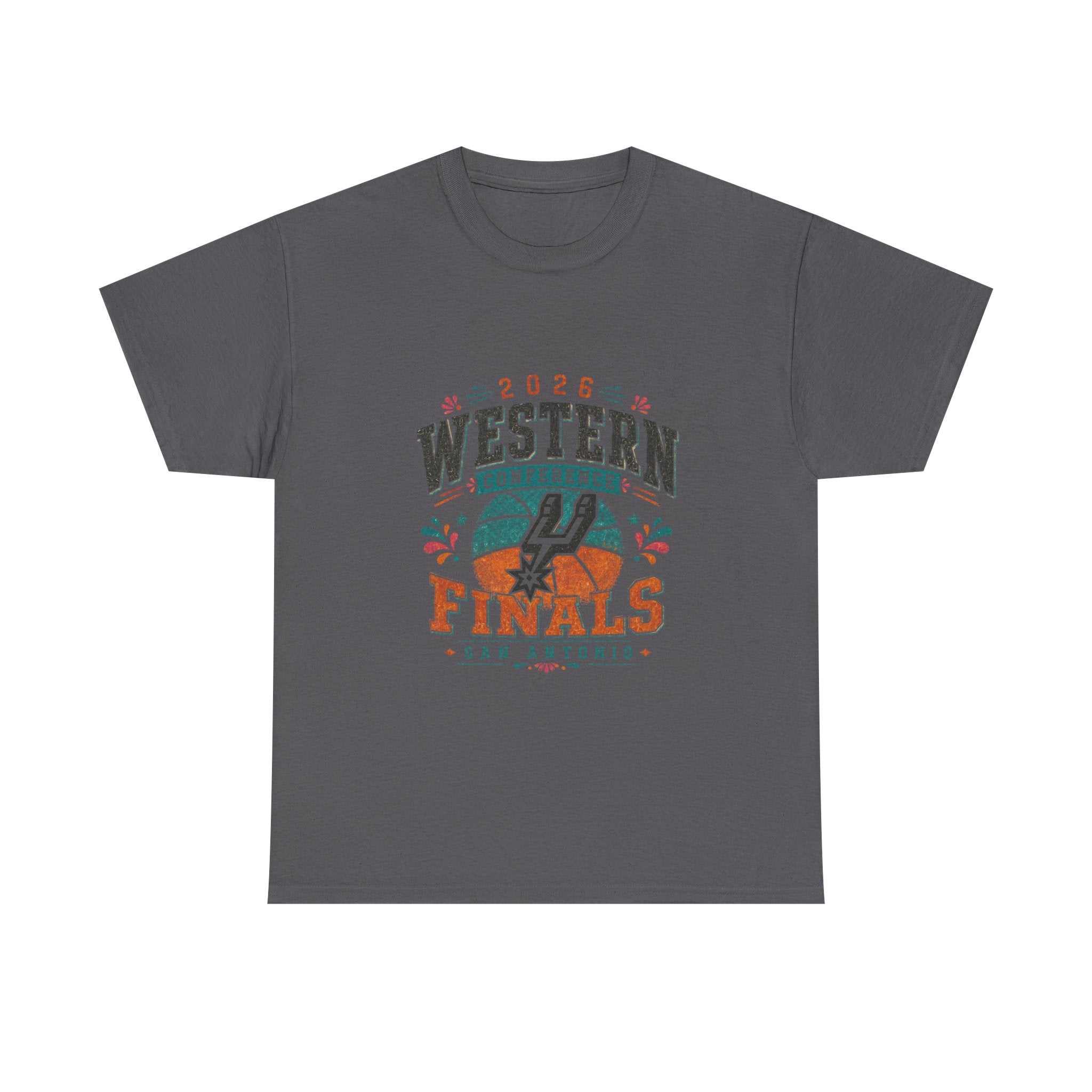 Western Finals Basketball T‑Shirt — Vintage Spurs-Inspired Fan Tee (2024)