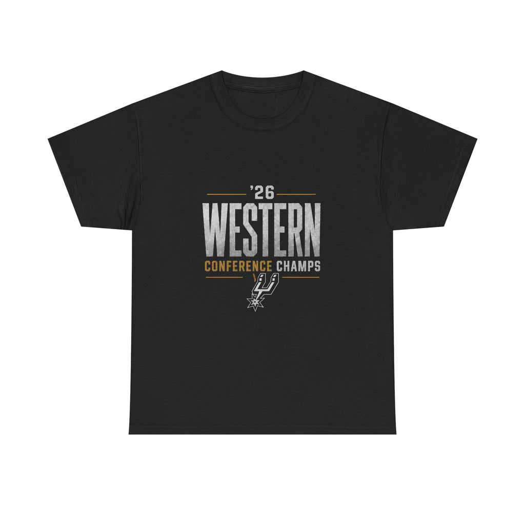 '26 Western Conference Champs T-Shirt — Spurs Fan Championship Tee
