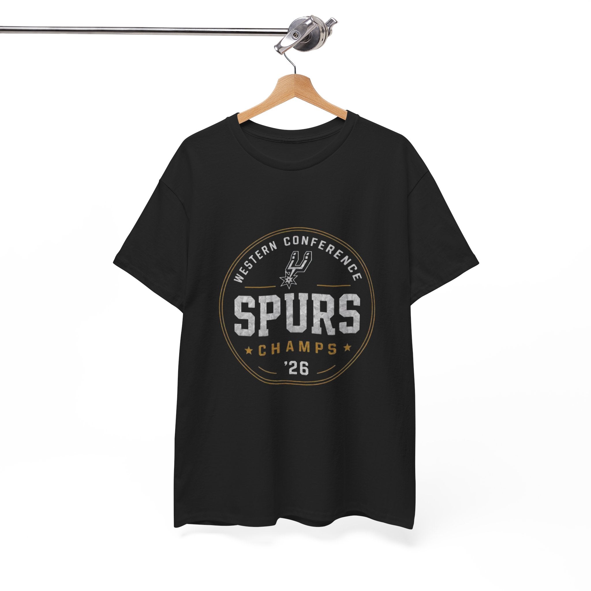 Spurs Champs '26 Tee — Western Conference Basketball Fan Shirt