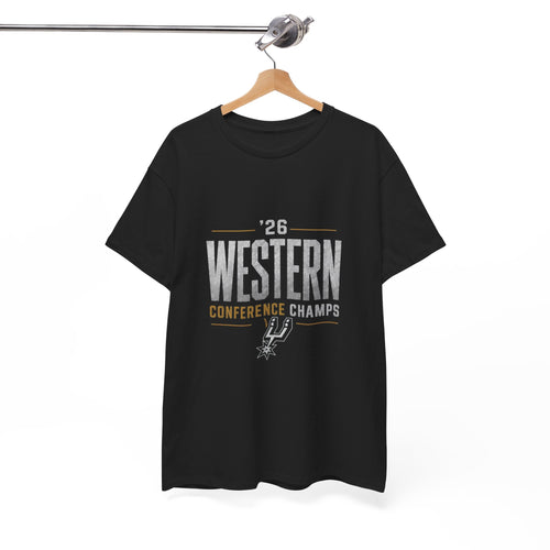 '26 Western Conference Champs T-Shirt — Spurs Fan Championship Tee